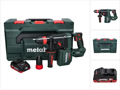 Obrázok produktu pre Metabo KH 18 LTX BL 28 Q akumulátorové príklepové vŕtacie kladivo 18 V 3 J SDS plus Brushless + 1x akumulátor 4,0 Ah + metaBOX - bez nabíjačky