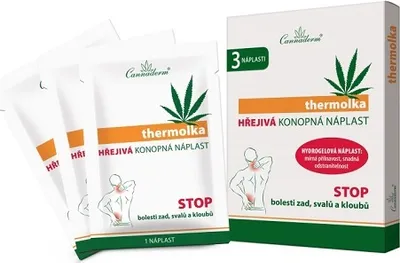 Zdjęcie produktu dla Thermolka, rozgrzewający plaster konopny, 3 szt.