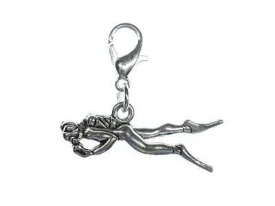 Produktbild von Taucher Charm Charms Miniblings Anhänger Bettelanhänger Tauchen Tauchanzug