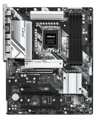Zdjęcie produktu dla Asrock B760 PRO RS, Intel, LGA 1700, Intel® Core™ i3, Intel® Core™ i5, Intel® Core™ i7, Intel® Core™ i9, LGA 1700, DDR5-SDRAM, 128 GB