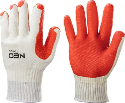 Produktbild von Neo  Tools - Neo - Pflastersteine Handschuhe - Polyester - Orange/Weiß - M10 -  EU -