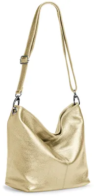 Productafbeelding van Caspar, klassieke en elegante leren handtas voor dames, met verstelbare schouderband