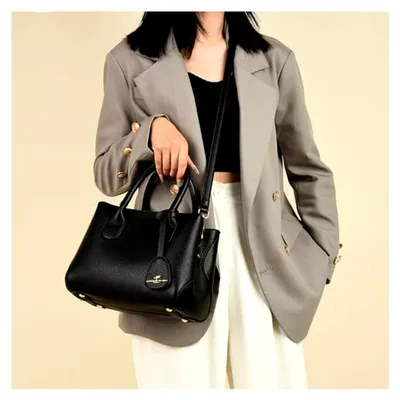 Produktbild von Damen Handtasche Kunstleder Schultertaschen Moden Einfachheit Umhängetasche