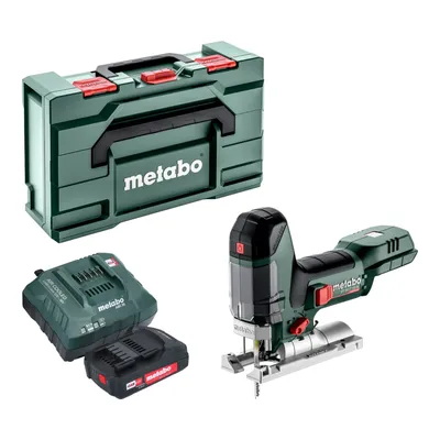 Image de Metabo ST 18 LT 130 BL Scie sauteuse sans fil 18 V 130 mm Brushless + 1x batterie 2,0 Ah + chargeur + Metabox