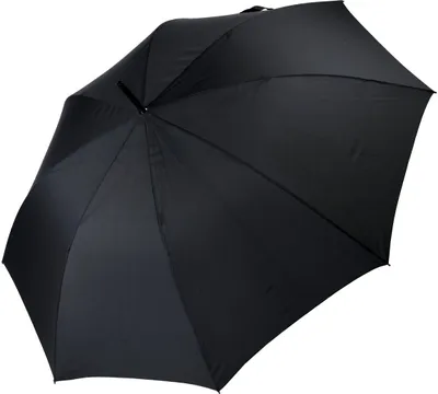 Produktbild von Stockschirm Regenschirm Herren Groß Stabil Long Automatik Uni Schwarz