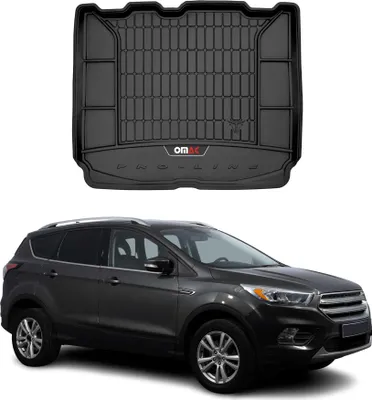 Image de Tapis de Coffre pour Ford Kuga 2013-2019 TPE Noir