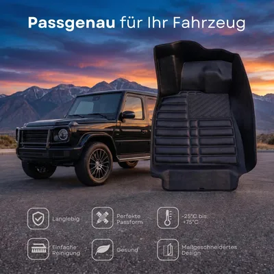 Produktbild von 5D Premium Auto Fussmatten für BMW 5er (F10/F11) 2010-2013