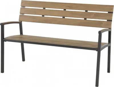 Produktbild von Lesli Living Gartenbank "Arezzo" Teaklook 120 cm