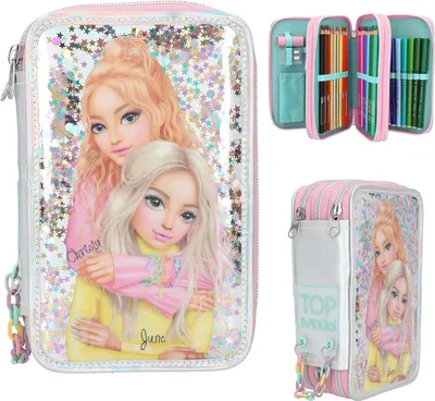 Produktbild von TopModel TOPModel 3 Fach Federtasche ELECTRIC