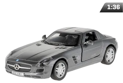 Immagine prodotto di Modello in scala 1:36, Mercedes-Benz SLS AMG, grigio
