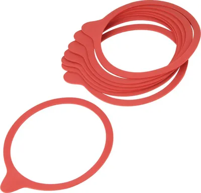 Produktbild von Dr. Oekter Einkoch-Gummiringe Rot, 8Er; 3231
