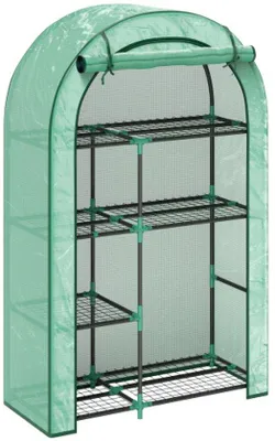Produktbild von Winterbeständige Balkon-Tomatenkiste aus Stahl, 100 x 45 x 160 cm, grün.