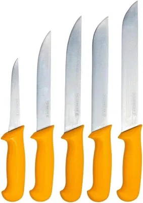 Produktbild von Fleischmesser-Set – Edelstahl – Professionelle Schärfe – Ergonomische Griffe – Für Hobbyköche und Profis