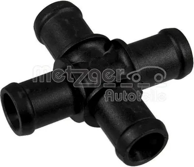 Produktbild von METZGER 4010449 Kühlmittelrohrleitung Kühlerschlauch für VW GOLF VI (5K1) GOLF PLUS (5M1, 521) T-Roc (A11) für AUDI A3 Sportback (8PA) für SKODA