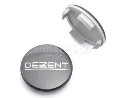 Obrázek produktu pro Středová krytka alu kola Ø 56/60mm, Dezent ZT2000F plast, s logem, grafitová