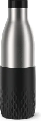 Produktbild von EMSA Trinkflasche Bludrop 0,7l sleeve black, schwarz