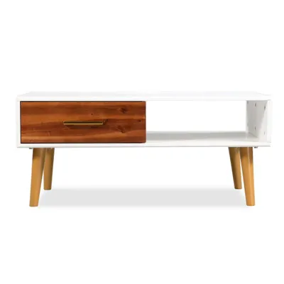 Zdjęcie produktu dla Stolik Kawowy Z Drewna Akacjowego 90X50X40 Cm Lumarko!
