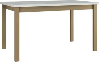 Obrázek produktu pro Rozkládací jídelní stůl 140x80 cm ELISEK 2 - bílý / dub sonoma
