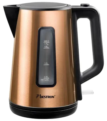 Produktbild von Bestron Wasserkocher - Fassungsvermögen: 1,7 Liter - Watt: 2200 - Farbe: Kupfer
