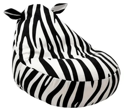 Produktbild von Kinder Sitzsack Zebra – Bequemer Sitzsessel fürs Kinderzimmer