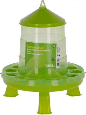 Obrázok produktu pre Kerbl Futterautomat mit Standfü¤en Inhalt 2,4 l, für Geflügel in Bodenhaltung