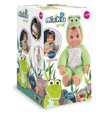 Image de Smoby Minikiss Poupée Croc assorti
