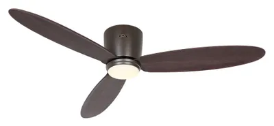 Immagine prodotto di Ventilatore da soffitto ECO PLANO II 132 Bronzo - Noce WiFi con luce