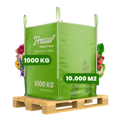 Zdjęcie produktu dla Frassor Odchód Owadów (Duża torba 1000 kg – na 10000 m2) - Organifer