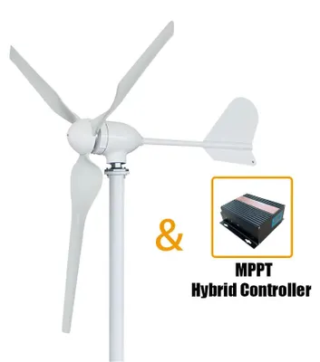 Immagine prodotto di Turbina eolica - Turbina eolica - Generatore eolico - Energia eolica - 2000W - 12V - con sistema ibrido MPPT