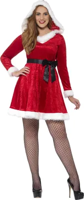 Produktbild von Curves Miss Santa Damenkostüm