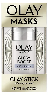 Obrázek produktu pro Olay maska Glow Boost Clay Stick, bílé uhlí, 48 g (1,7 oz)