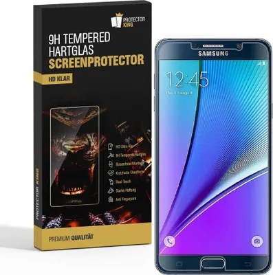 Produktbild von 3x 9H Hartglasfolie für Samsung Galaxy Note 5 Panzerfolie Displayglas HD KLAR Panzerglas Schutzfolie