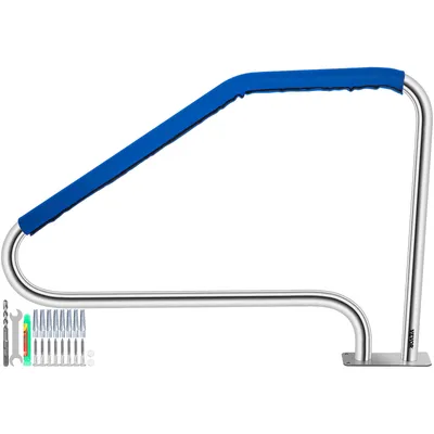 Produktbild von VEVOR Pool Haltegriff Edelstahl Griffbogen 125,5 x 86,4 cm 170 kg Tragfähigkeit