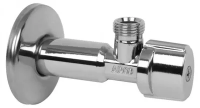 Productafbeelding van Arco Eckventil A-80, lengte 1/2"x3/8", anti-kalk, chroom
