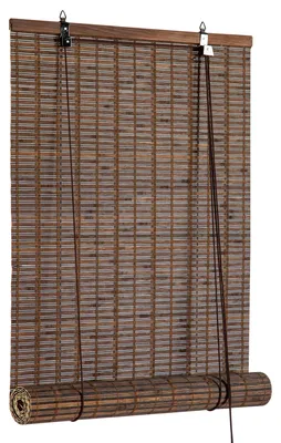 Immagine prodotto di Omgoods - Tende a rullo in bambù per interni - Bambù naturale, protezione solare e privacy (120 x 180 cm)