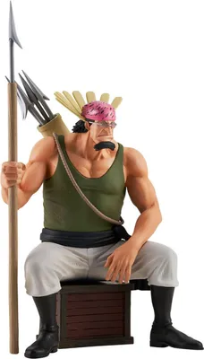 Produktbild von One Piece Roger Pirates Crocus Ichibansho figure 14cm