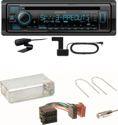 Produktbild von Kenwood KDC-BT960DAB Bluetooth DAB Einbauset für Opel Astra F G Corsa B Zafira A
