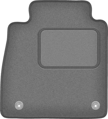 Produktbild von Fahrerfußmatte Velours graphit passend für Nissan Micra K14 (2017-, Schrägheck) – mit Befestigungen – passgenau