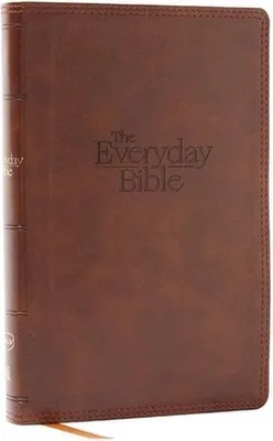 Produktbild von NKJV, The Everyday Bible, Brown Leathersoft, Red Letter, Comfort Print