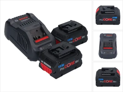 Zdjęcie produktu dla Bosch ProCORE18V 5,5Ah + GAL 1880 CV Professional - Zestaw startowy - Akumulator 2 x - Li-Ion - 8 Ah (1600A0214C)