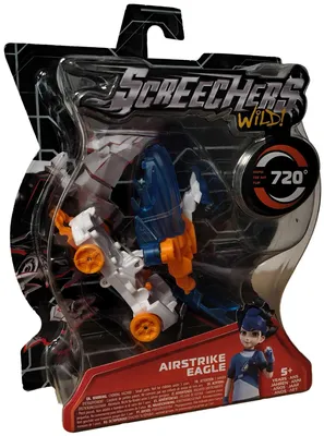 Obrázek produktu pro Screechers Wild! Transformující se Airstrike Eagle Blue – vozidlo