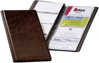 Produktbild von Durable Visitenkartenbuch 115x253mm br VISIFIX Ringbuch f 96 Karten