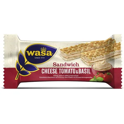 Obrázok produktu pre Wasa MP Kaese Sandwich, Tomate Basilic.