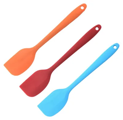 Produktbild von Silikonspatel, einteilig, hitzebeständig, kleine Gummispatel zum Mischen, Kochen und Backen, 3er-Pack