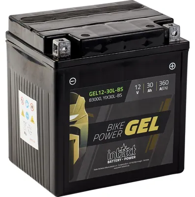 Produktbild von intAct Bike Power Gel Batterie X30L-BS 12V 30Ah für Motorräder