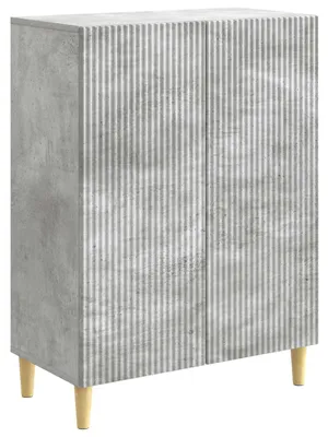 Obrázok produktu pre vidaXL Komoda, betónovo šedá, 66 x 34,5 x 90 cm, drevotrieska