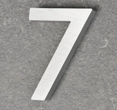 Produktbild von Hausnummer Haustürnummer Aluminium Scala Nr. 7