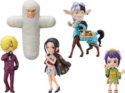 Produktbild von One Piece WCF Minifiguren 7 cm Wanokuni Onigashima 5 Display (12)