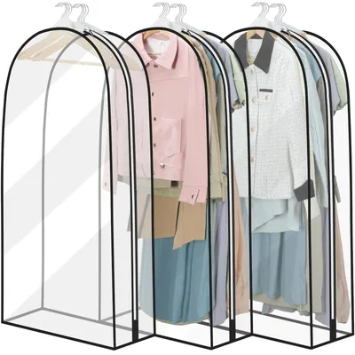 Image de Omgoods - Sacs de rangement transparents et étanches - Lot de 3