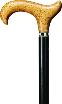 Produktbild von Premium Herren-Gehstock ARTDECO Maserbirke L-Derby